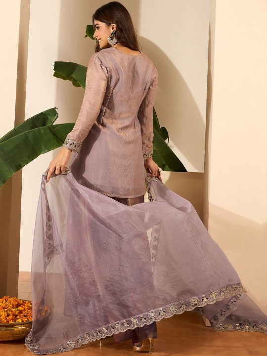 Zivara Embroidered Festive Set