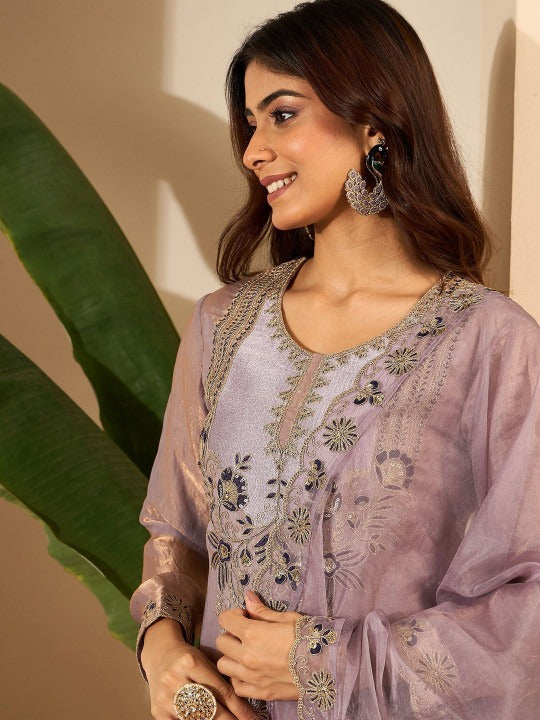 Zivara Embroidered Festive Set