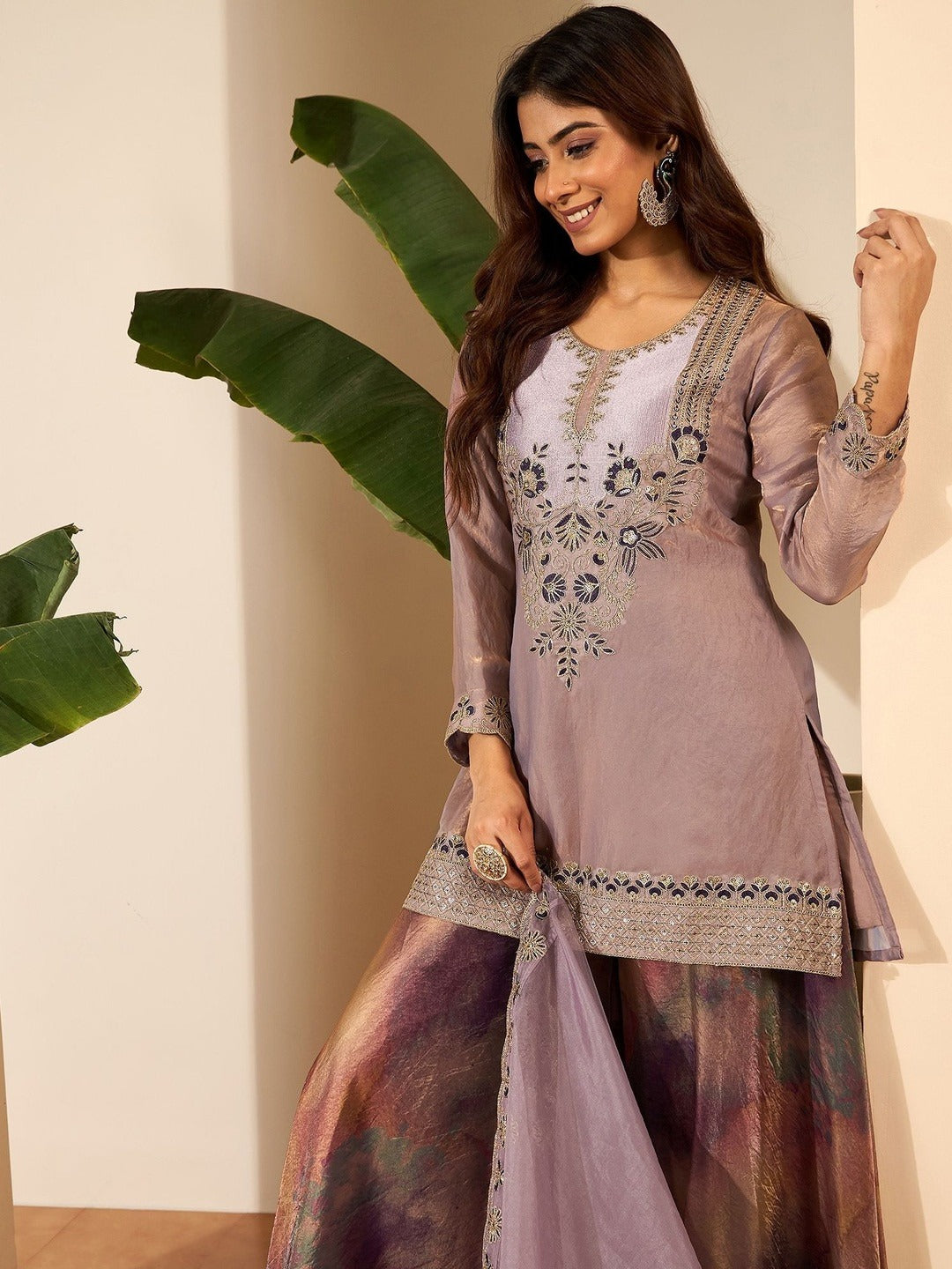 Zivara Embroidered Festive Set