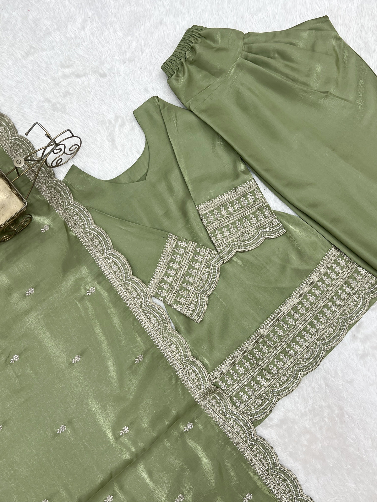 Glass Roman Silk Farshi Set