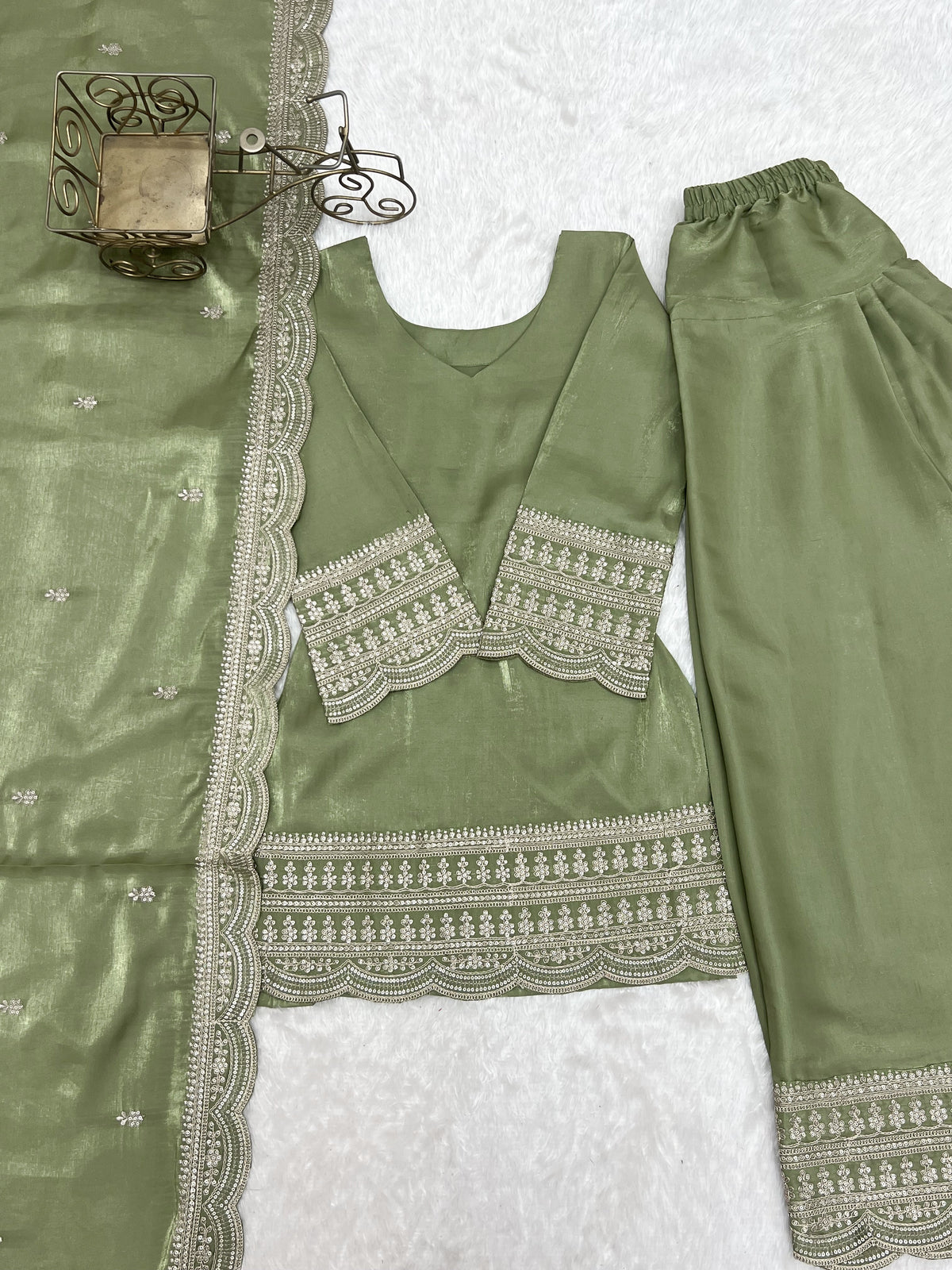 Glass Roman Silk Farshi Set