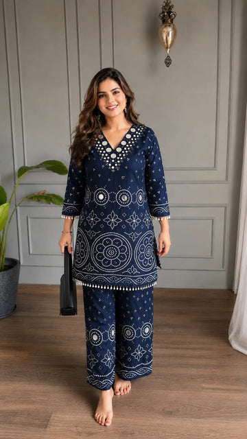 Chinon Silk Printed Co-Ord Set