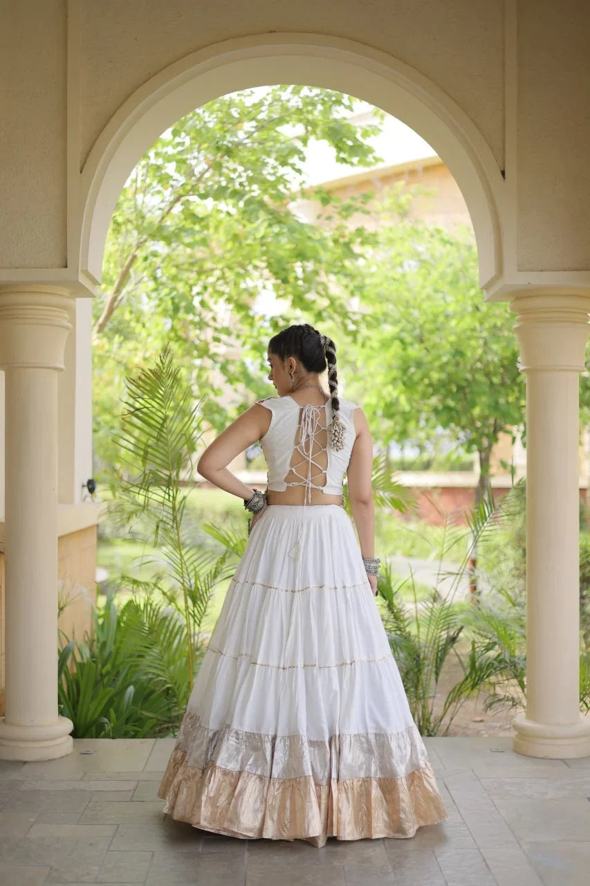 Kutchi Work Lehenga Set for Navratri with Peacock Embroidery | Chicorawear