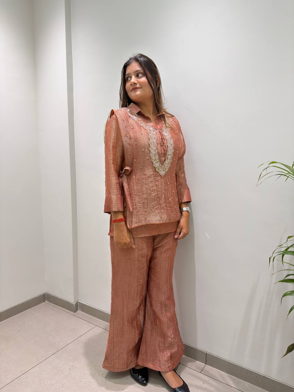 Salsa Silk Embroidered 3-Piece Set