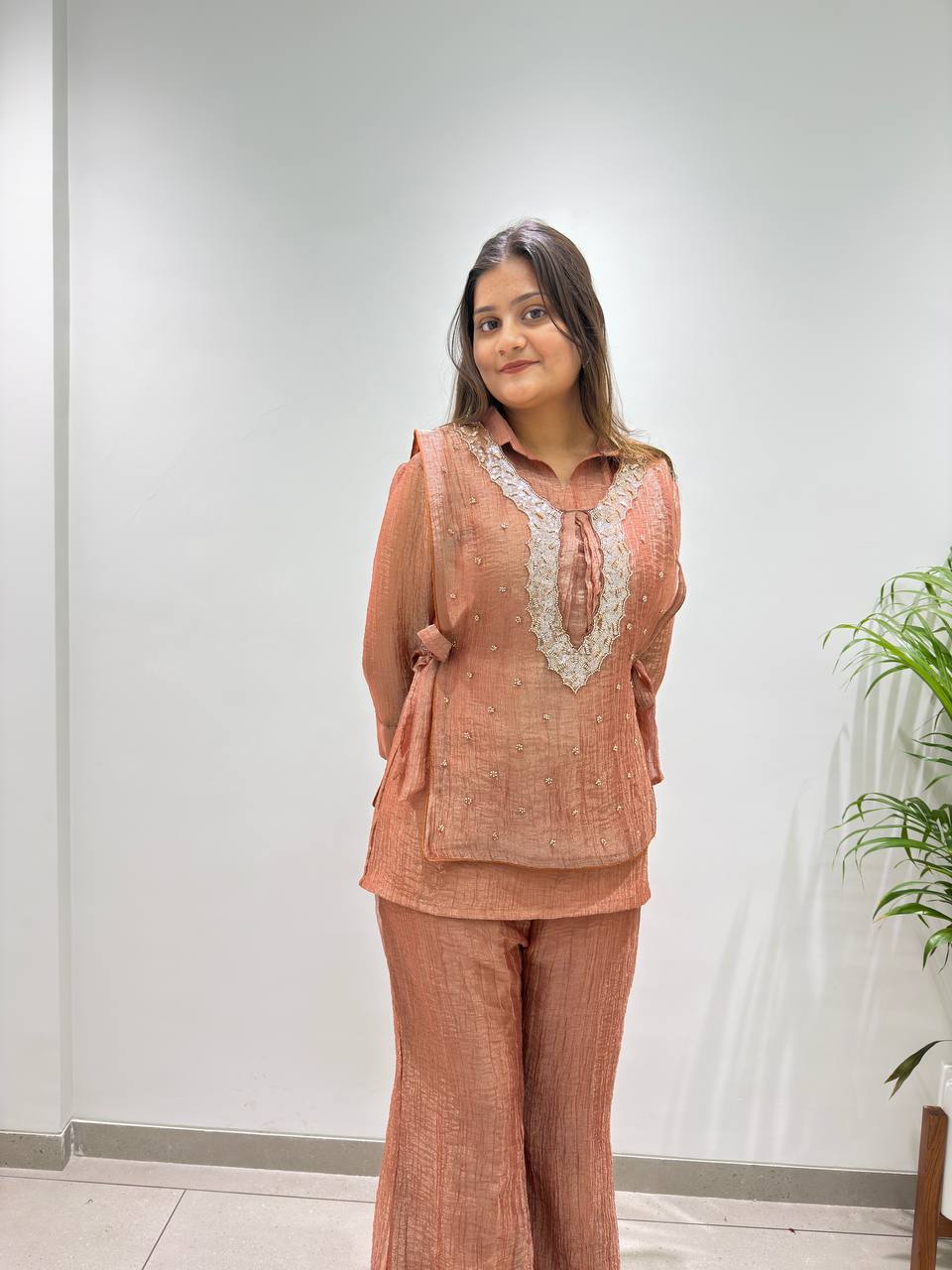 Salsa Silk Embroidered 3-Piece Set