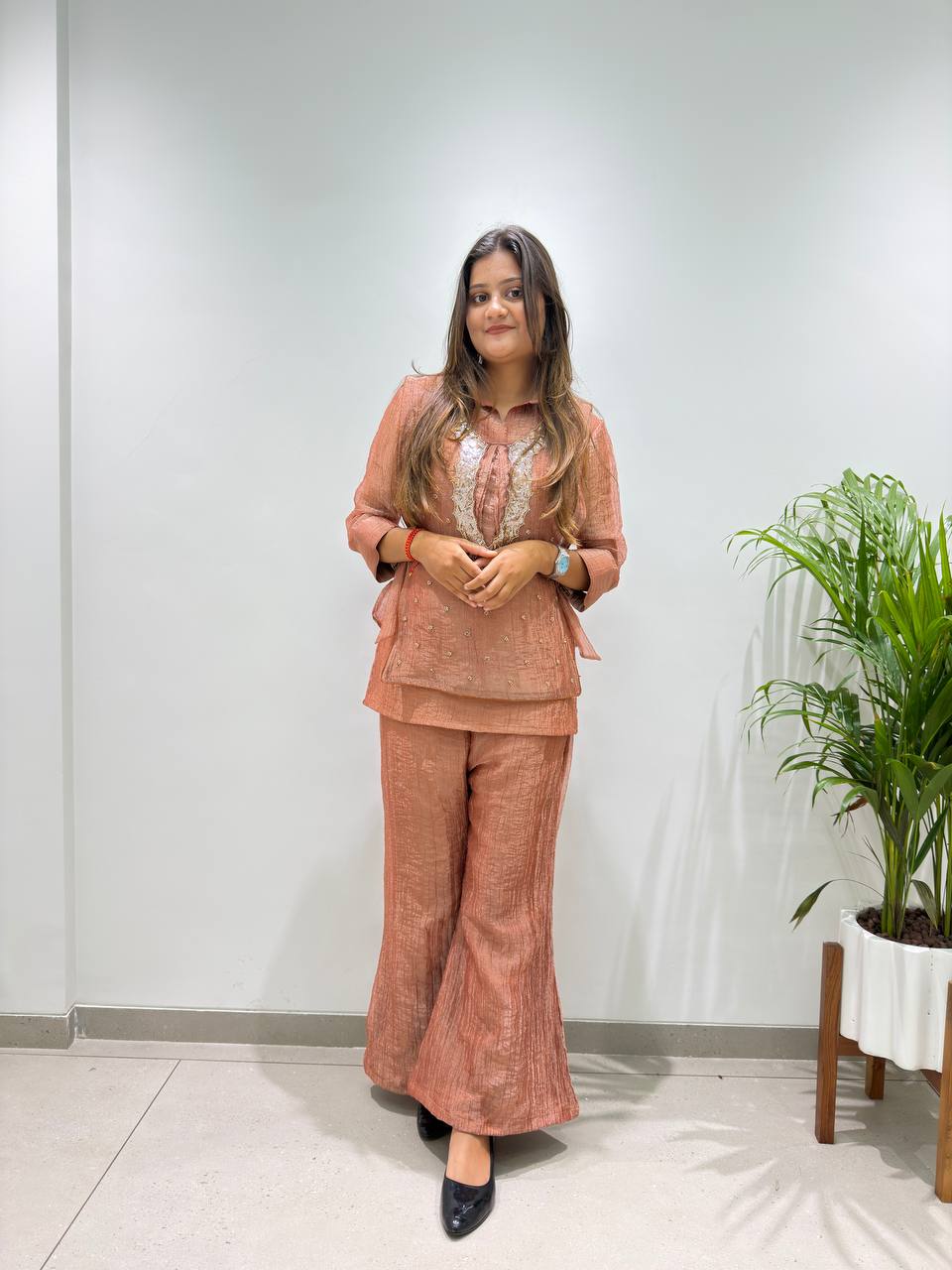 Salsa Silk Embroidered 3-Piece Set