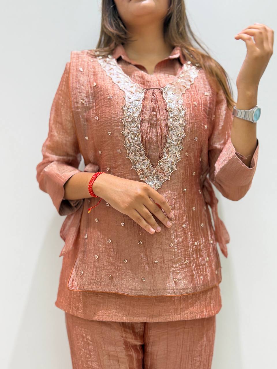 Salsa Silk Embroidered 3-Piece Set