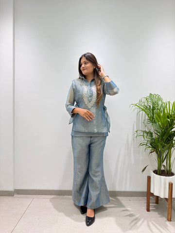 Salsa Silk Embroidered 3-Piece Set