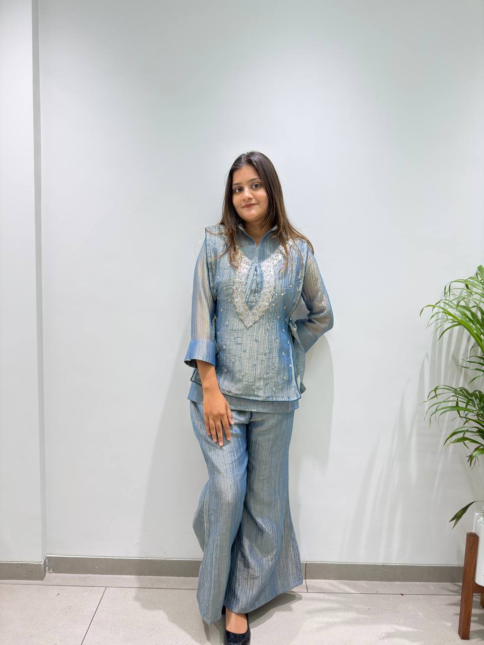 Salsa Silk Embroidered 3-Piece Set