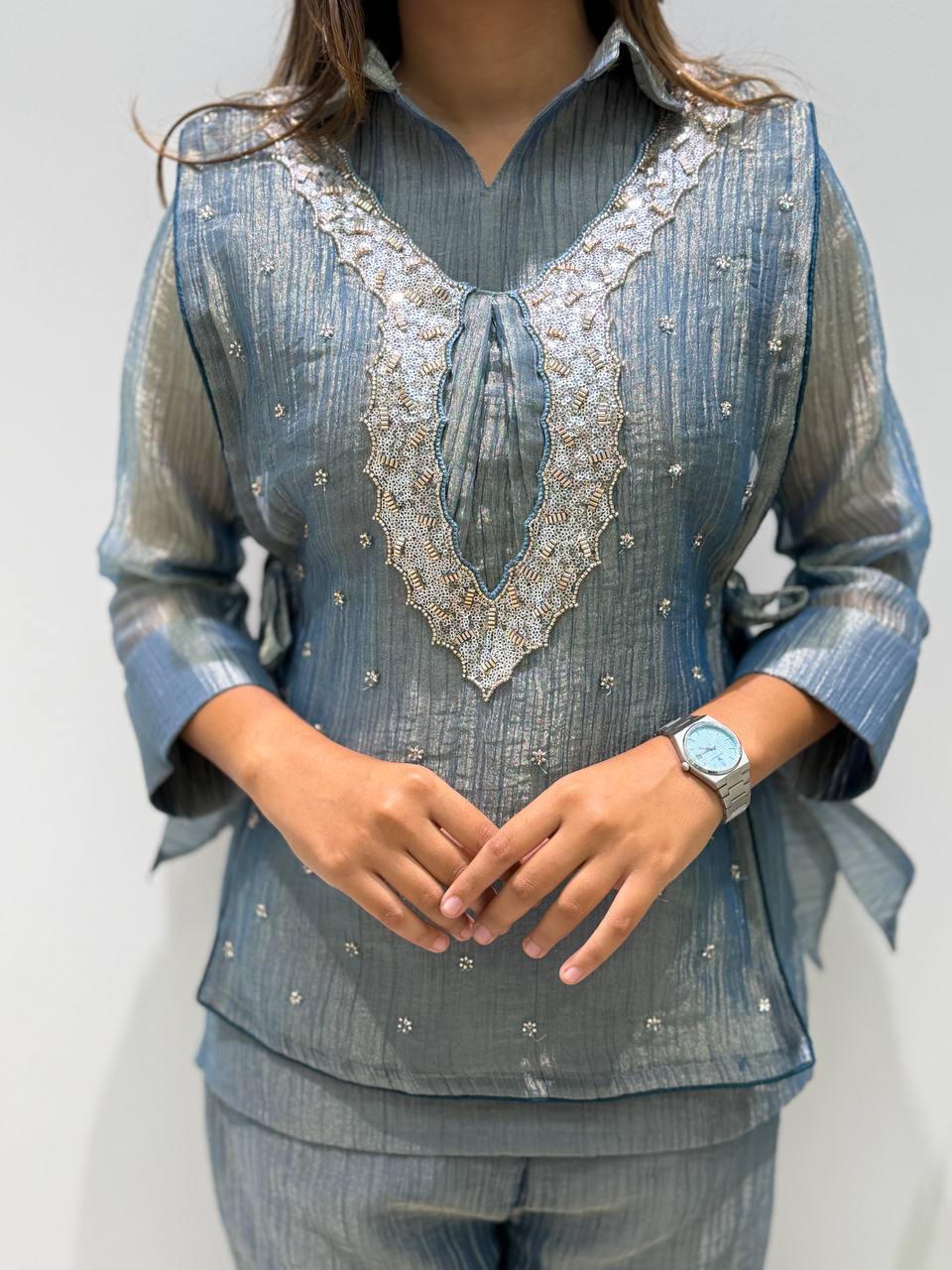 Salsa Silk Embroidered 3-Piece Set