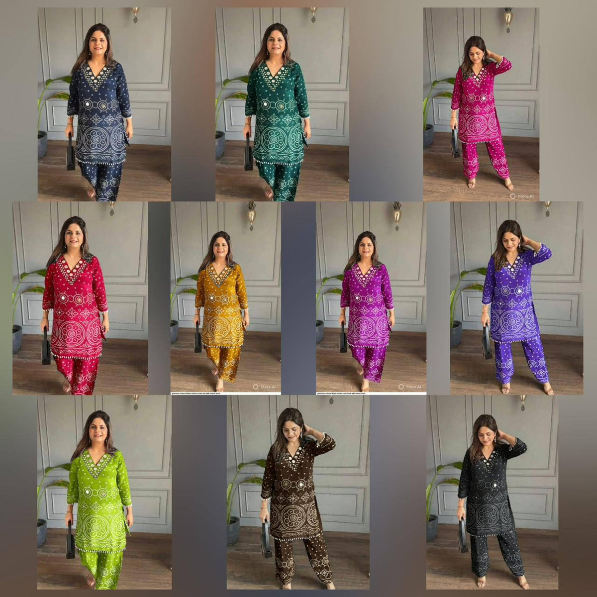 Chinon Silk Printed Co-Ord Set