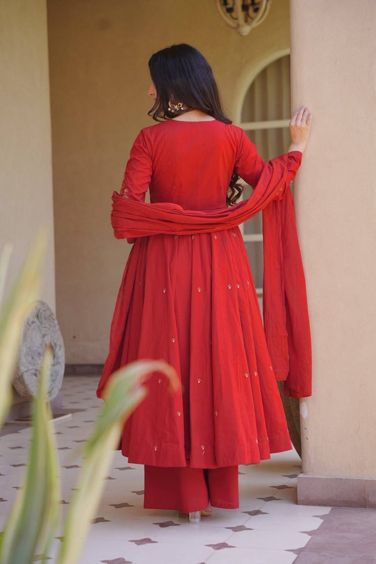 Roman Silk Designer Anarkali Se