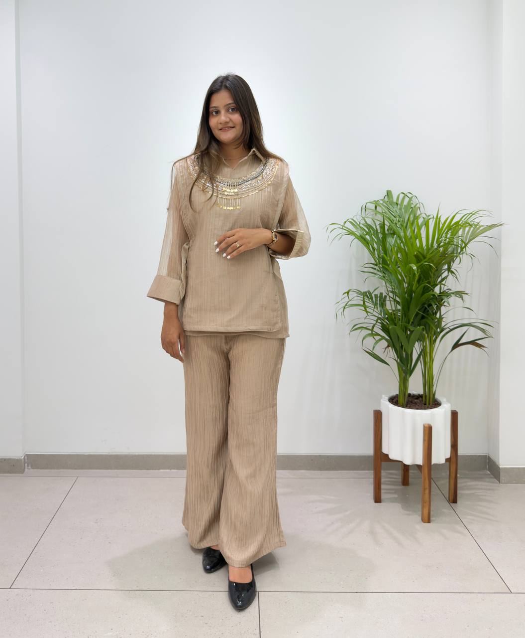 Salsa Silk Embroidered 3-Piece Set