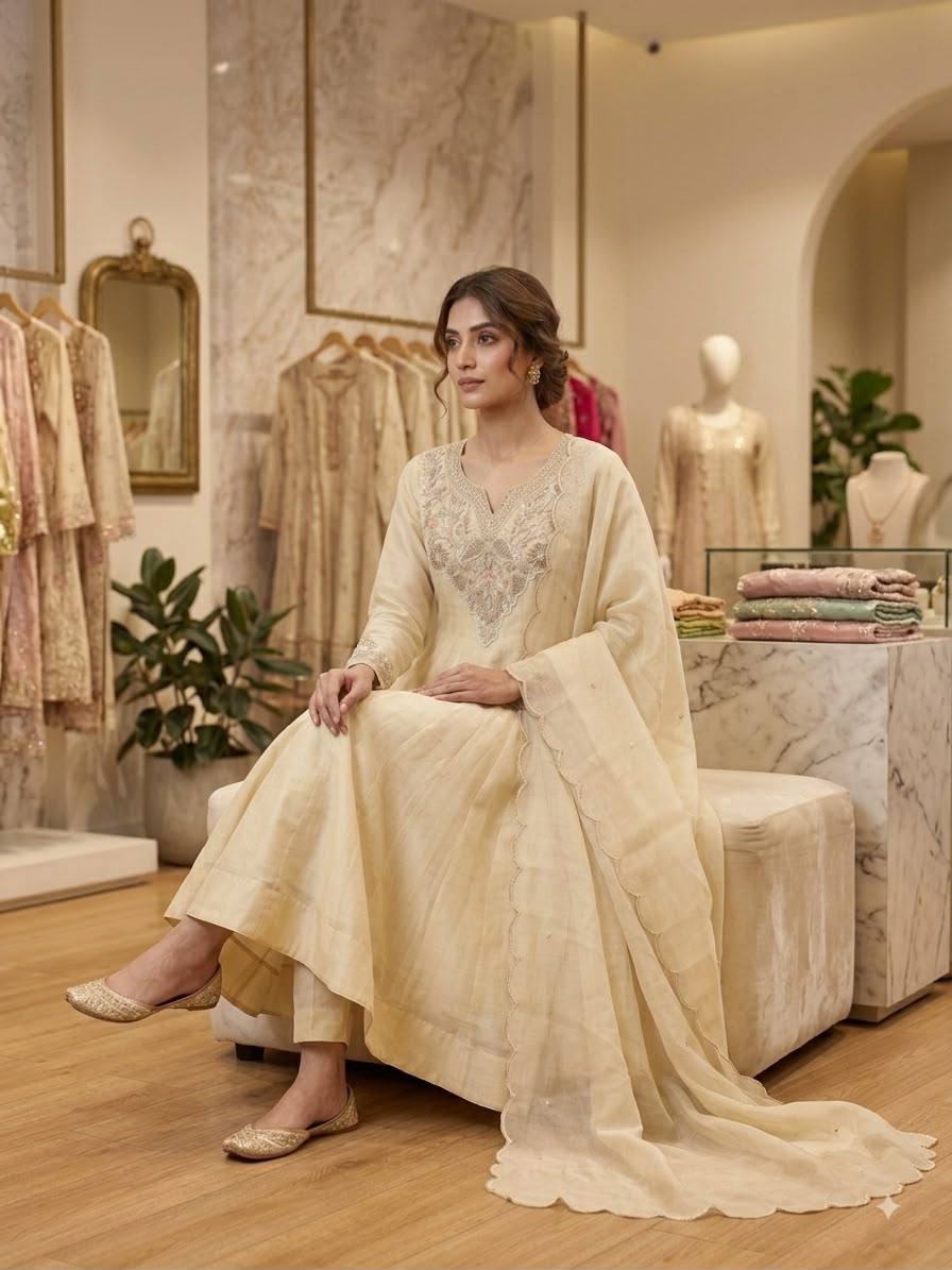 Coss Moss Cording Gown Set