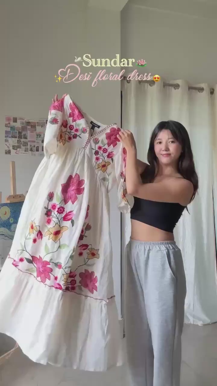 Embroidered Maxi Gown