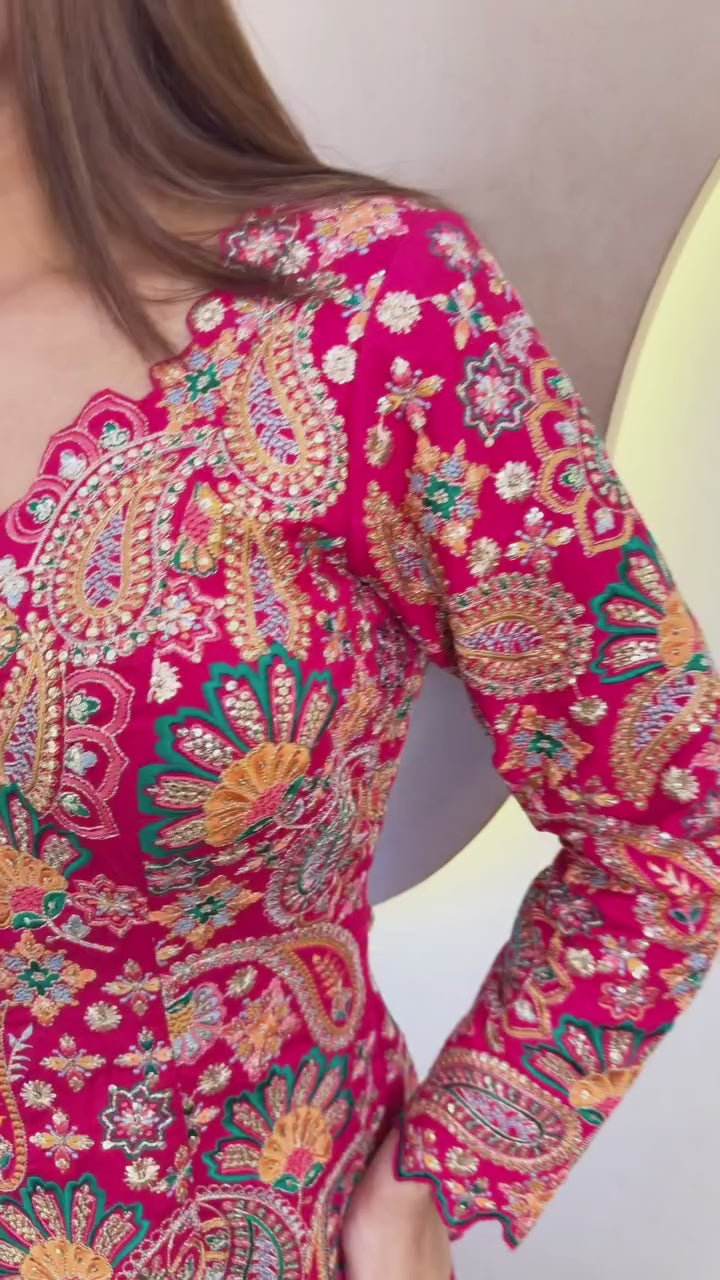 Georgette Sequin Embroidered Co-ord  Set