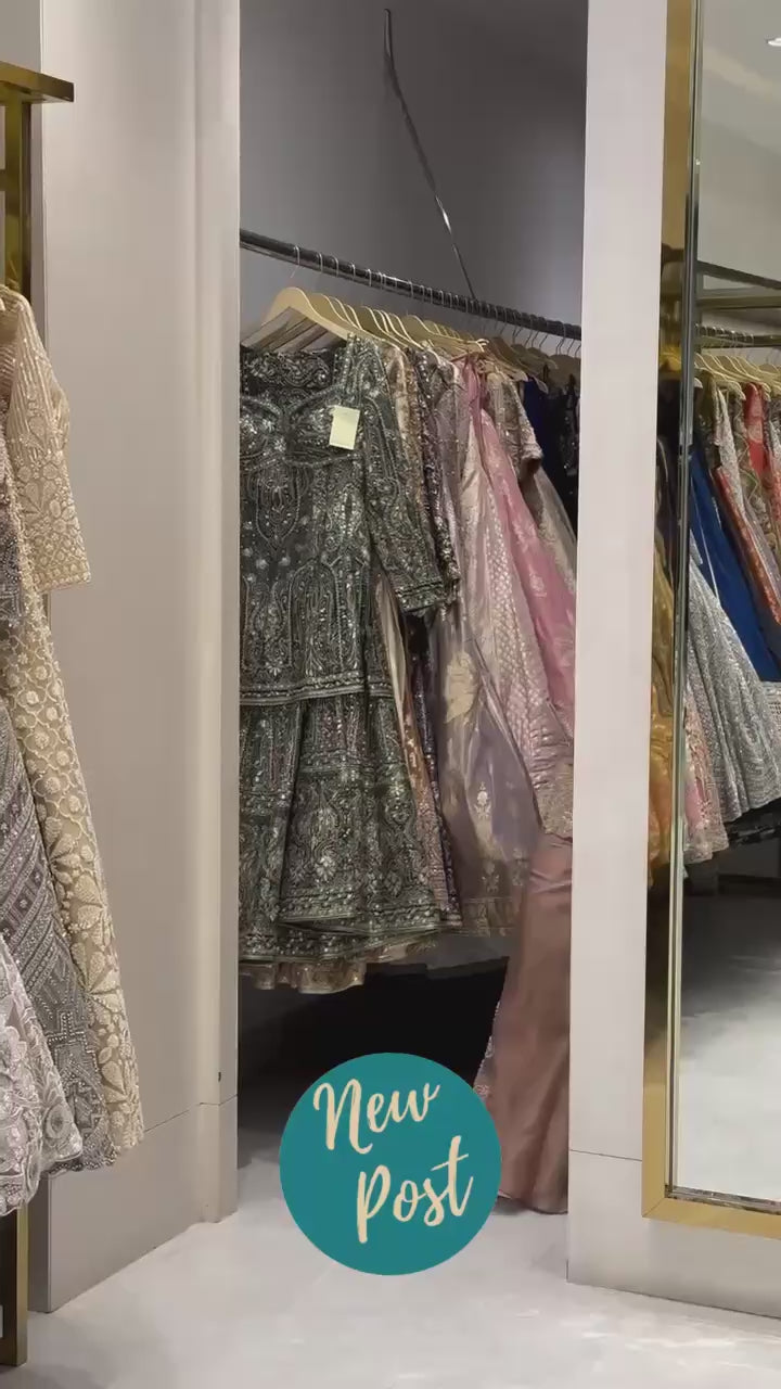 Mocha Glam Embroidered Palazzo Set