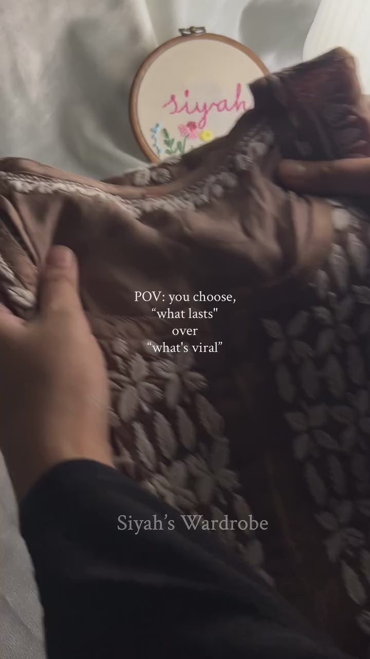 Rayon Chikankari Palazzo Set